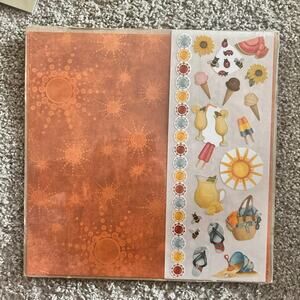 Creative Memories Summer Additions Paper Pack Scrapbooking NEW